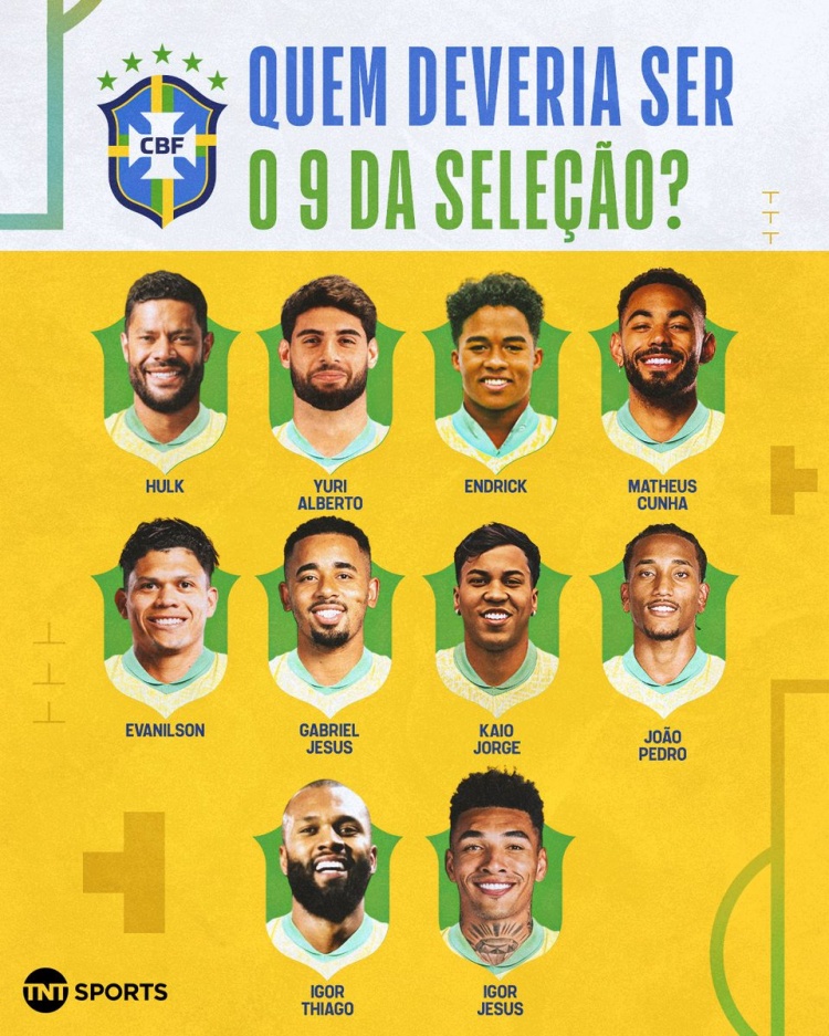 世界杯客户端安装指南-谁会入选世界杯阵容？TNT列巴西9号位：恩德里克、库尼亚在列